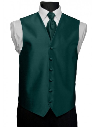'After Six' Aries Full Back Vest - Teal